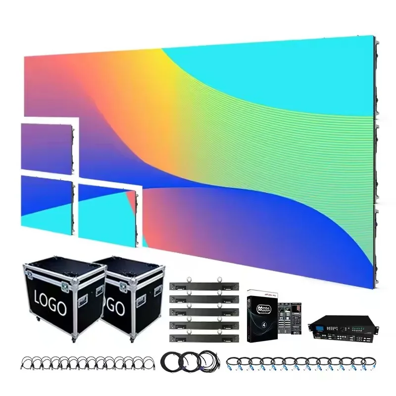China Factory wholesale P2.6 P2.9 P3.9 P4.8 outdoor indoor advertising video panel led wall display led screen
