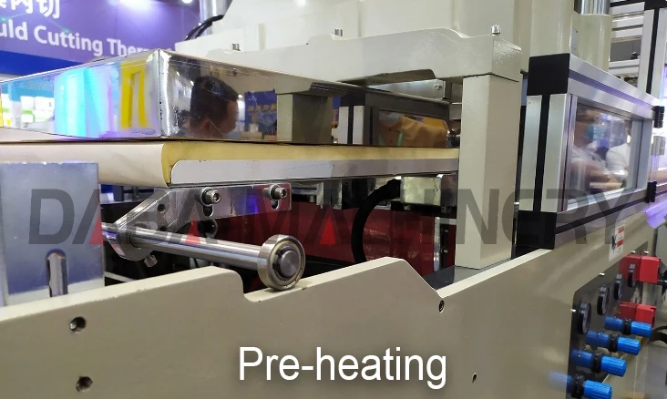 DB-63/78 pvc box transparent thermo forming machine making food container for biodegradable