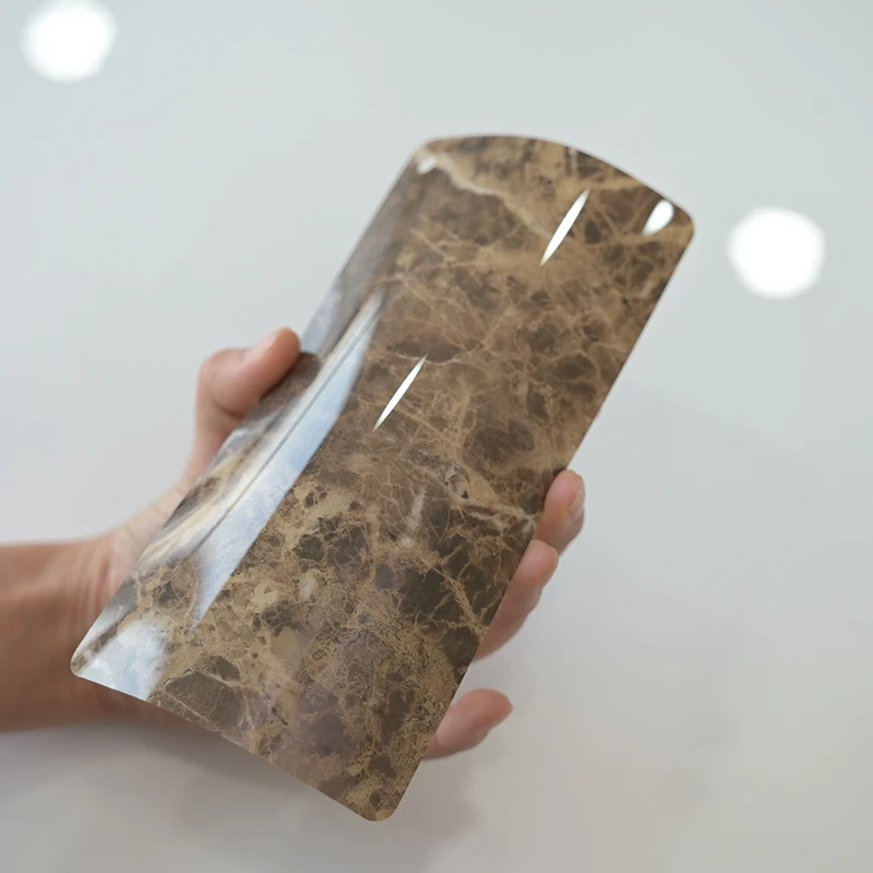 0.1mm/0.2mm/0.5mm/1mm/2mm High Glossy Marble PETG Decorative Film