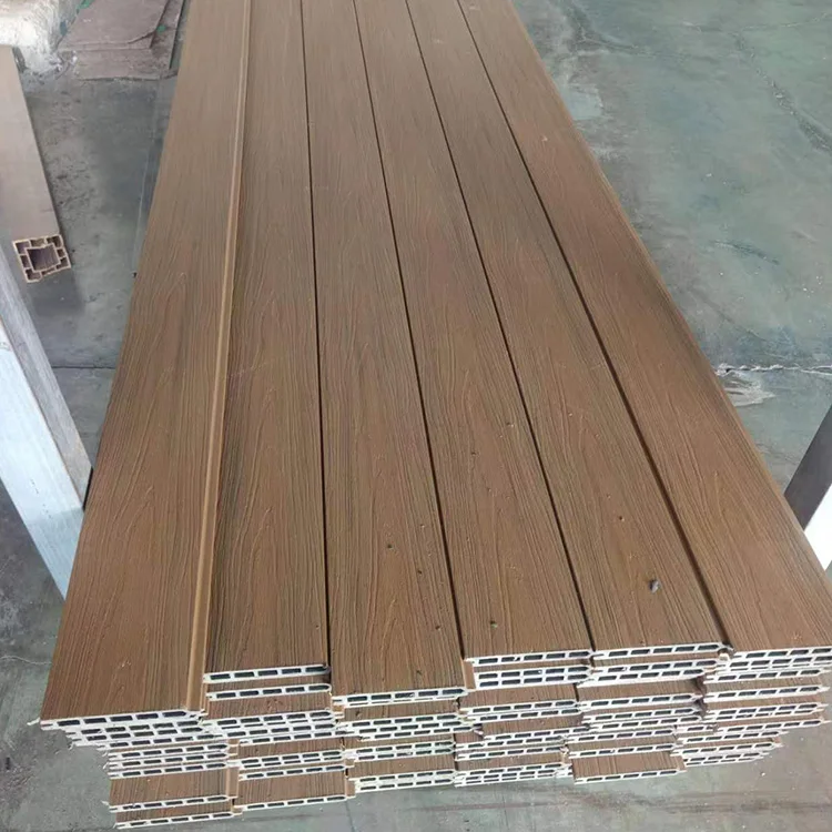 HDPE waterproof out wpc decking Alternative solid wood for outdoor for swimming pool