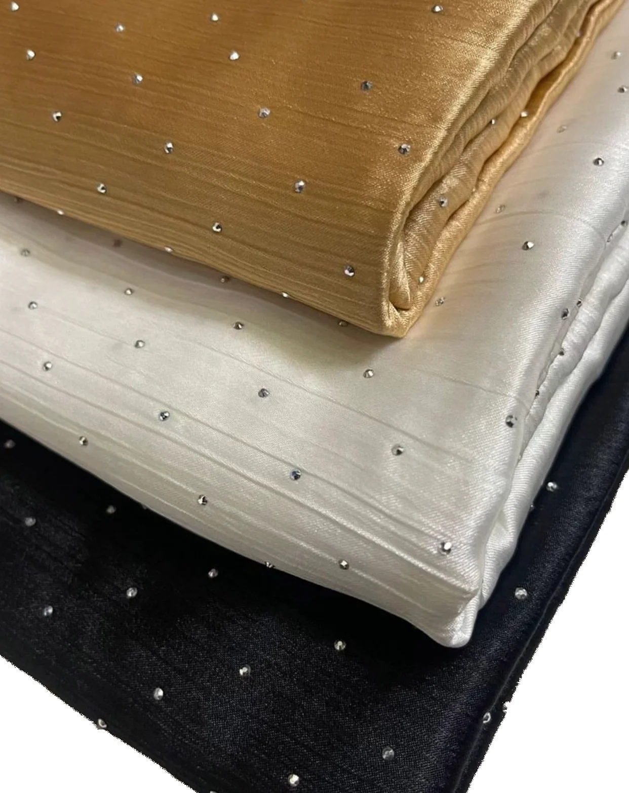 Wholesale Shimmer Muslim Hijab Scarf Women Rhinestone Summer Solid Color Soft Wrinkle Shining Satin Long Headscarf Wrap Shawl