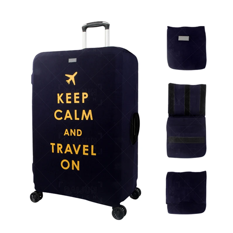 travel luggage bags cases  protector  suitcase cover custom spandex luggage case  cover
