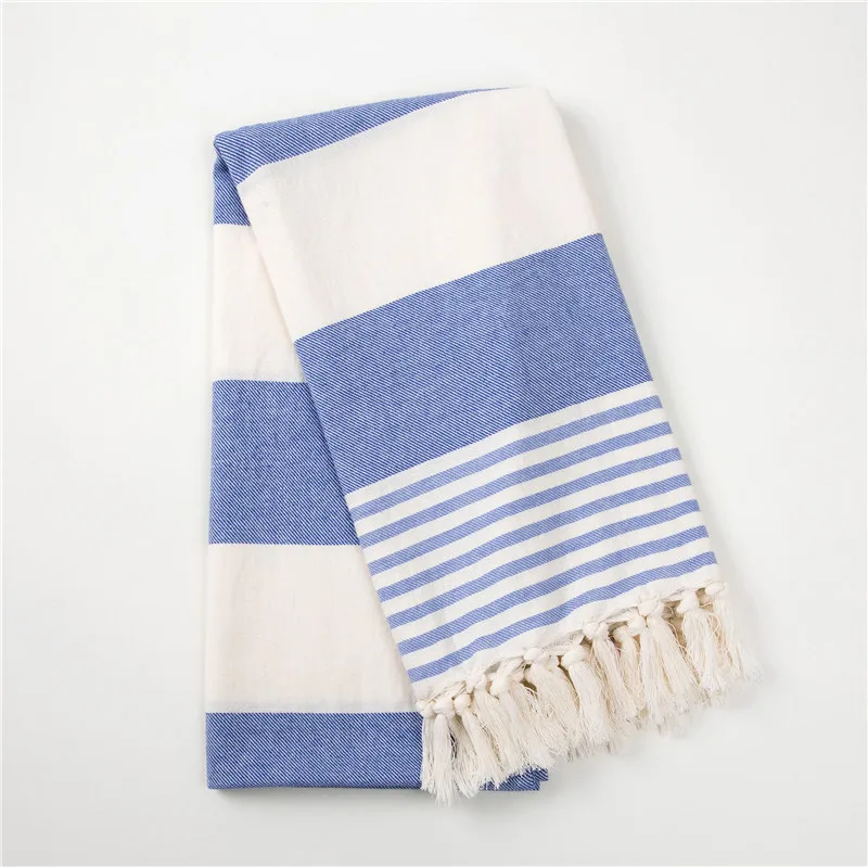 Wholesale Custom Sand Free Turkish Towel Rectangle Microfiber Beach Towel 100% Cotton
