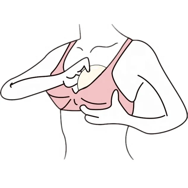 Natural Bamboo Fiber Anti-Overflow Nursing Breast Pads Washable Breastfeeding Pads Anti Wrinkle Chest Pad Medical Grade