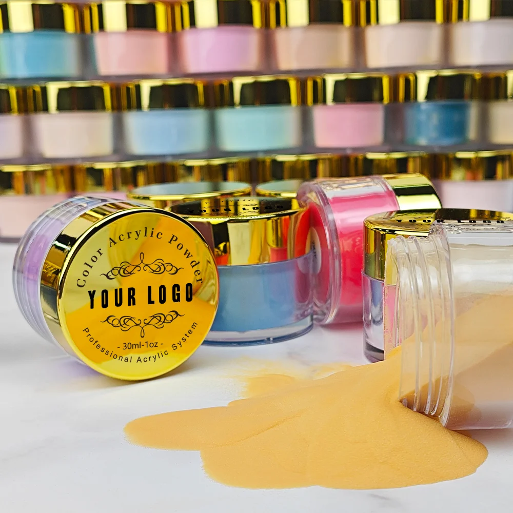 custom private label acrylic 3000 color nail salon beginner Clear acrylic powder professional factory wholesale