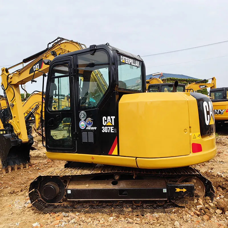 Высокоэффективный подержанный гусеничный экскаватор 7 тонн б/у CAT 307E 307E2 307 5 Лидер продаж оригинальный