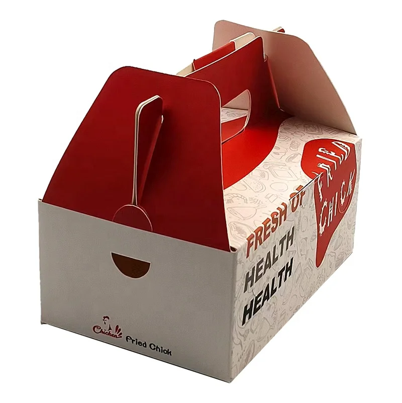 Индивидуальная упаковка из пищевой бумаги коробка для французских жареных куриц бесплатные образцы в комплекте