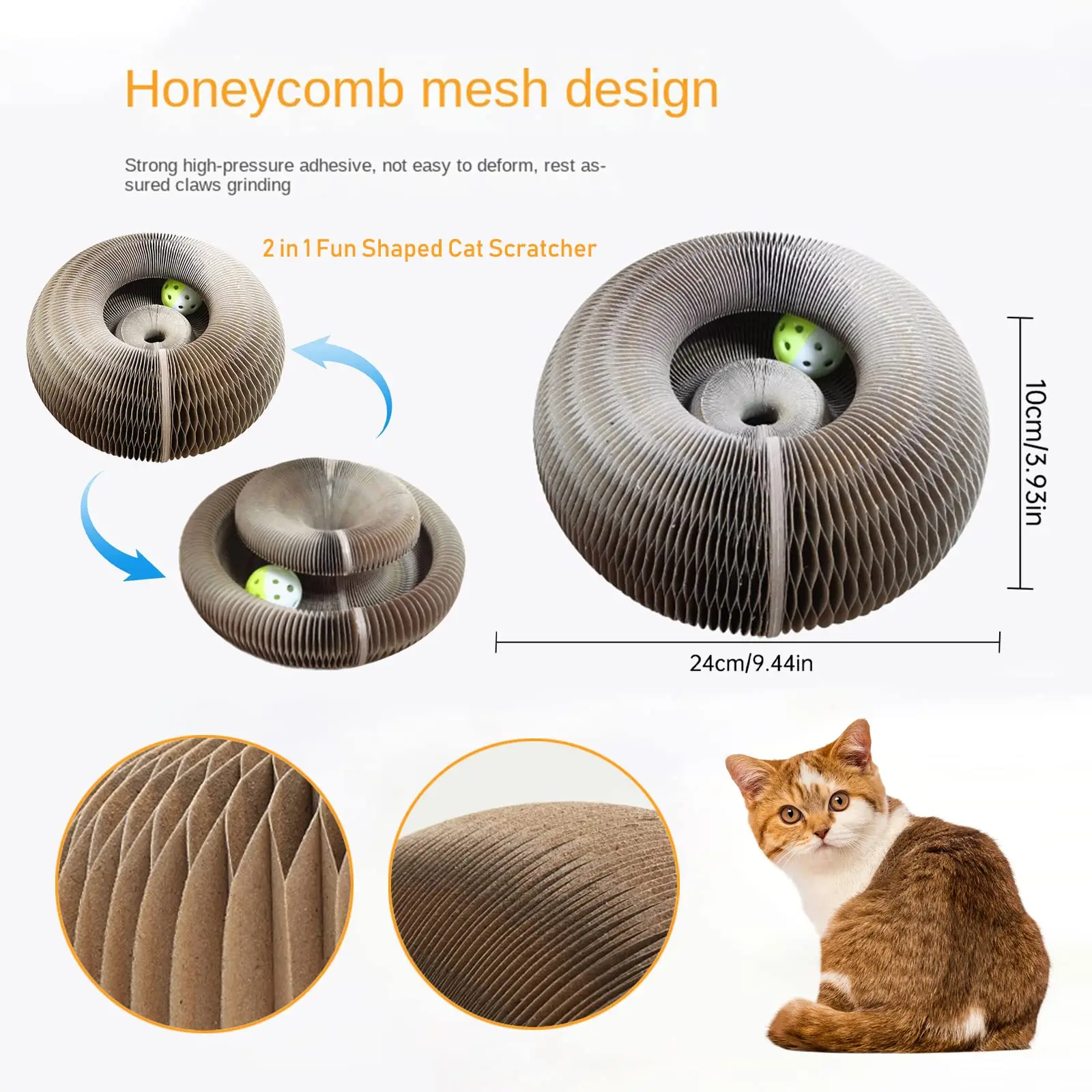 2022 Wholesale cat cardboard toy  corrugated claws organ toy cardboard board cat scratcher