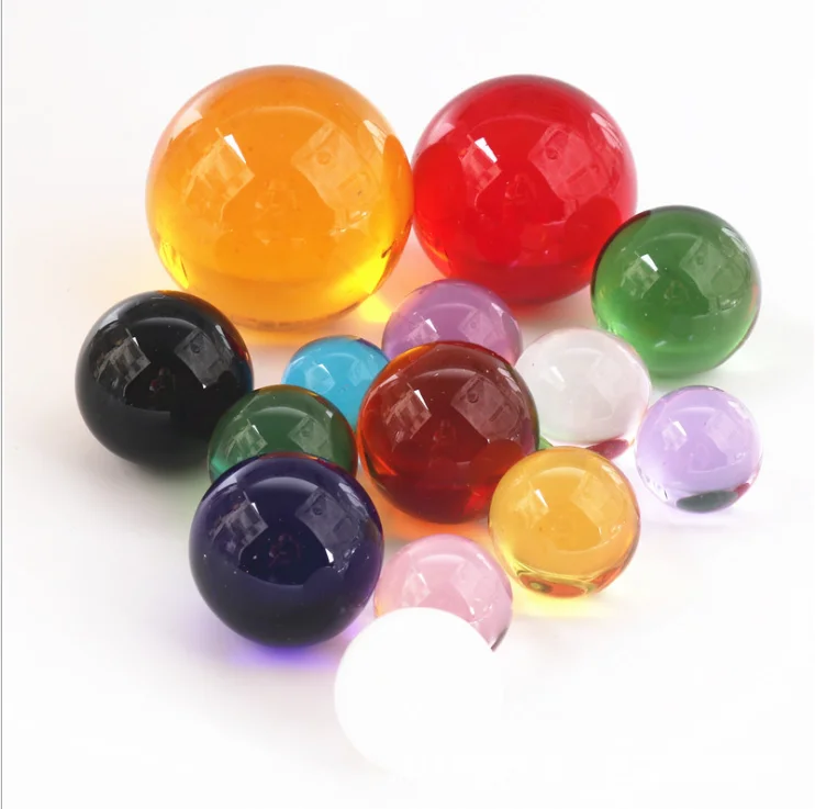 
Red yellow blue green purple pink wholesale glass ball 