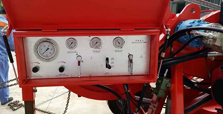 Ex-factory cost 50kN hydraulic tensioner machine overhead transmission line for cable stringing equipment