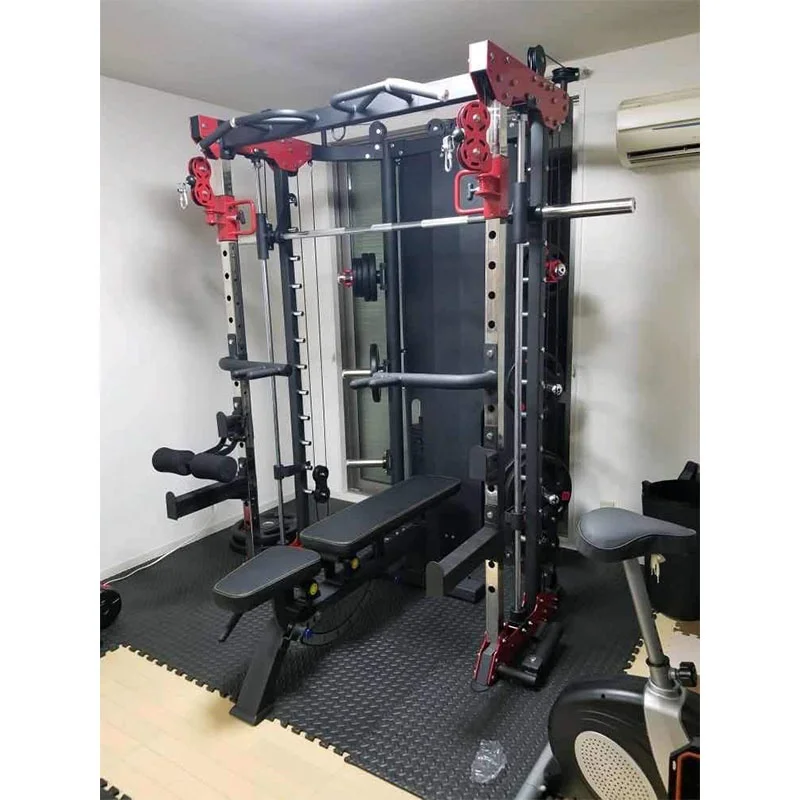 wholesale fitness Gym equipment squat rack and power cage Multi Function Station For Exercise Smith machines home gym fitness