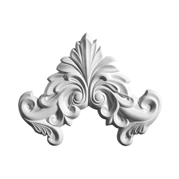 Гипсовый цветочный дизайн для украшения стен в отеле