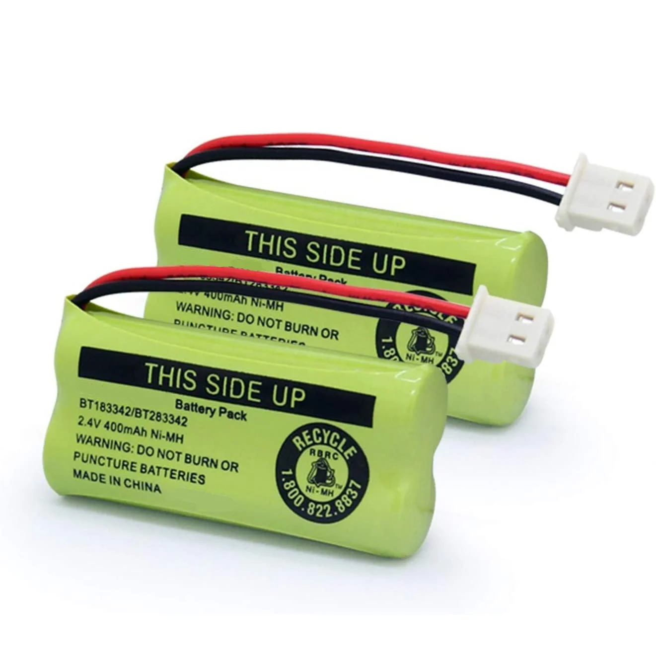 AAA 400mAh 2.4v nimh recharge battery pack batteries for BT183342 BT283342 BT166342 BT266342 BT162342 BT262342