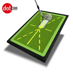 New Technologies instant swing feedback turf golf strike mat Impact Analysis Training Mat golf hitting mat