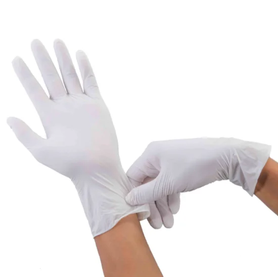 Factory direct nitrile gloves latex white disposable gloves mixed pvc gloves
