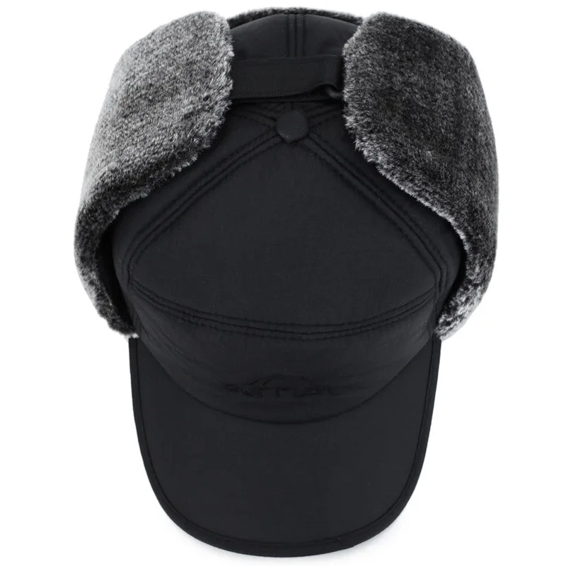 Waterproof Cycling Ear Protection Earflap Soft Thicken Ski Mask Cashmere Wool Winter Cap for Men Hats Warm Balaclava Beanie Hat