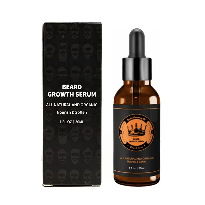 wholesale Men care  organic 100%  natural essential beard serum oil beard growth private label