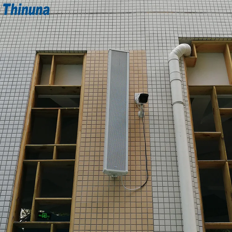 Thinuna SK-880 80 Watt Wall Speaker Waterproof Outdoor 100V Column Loudspeaker for School PA Audio Broadcasting System