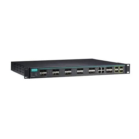 MOXA ICS-G7828A серии 24G + 4 10GbE-port Layer 3 полностью гигабитные управляемые коммутаторы Ethernet