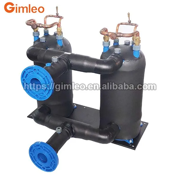 Double System Titanium Steam heat exchanger/swimming pool heat exchangers/Heat exchanger for water and PVC shell