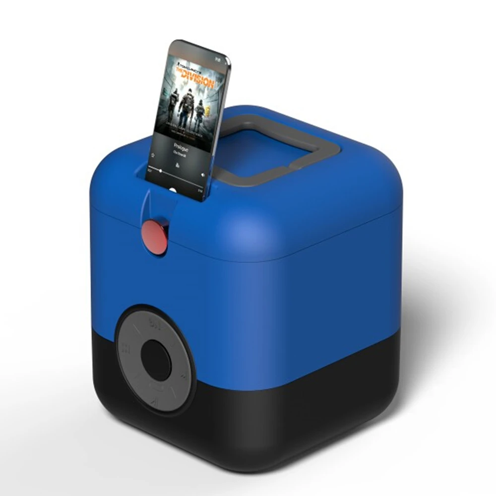 
Small size multi-functional Plastic Insulated Ice Cooler 10L Outdoor Portable Beer Can Drinking Cooler Box with speaker 