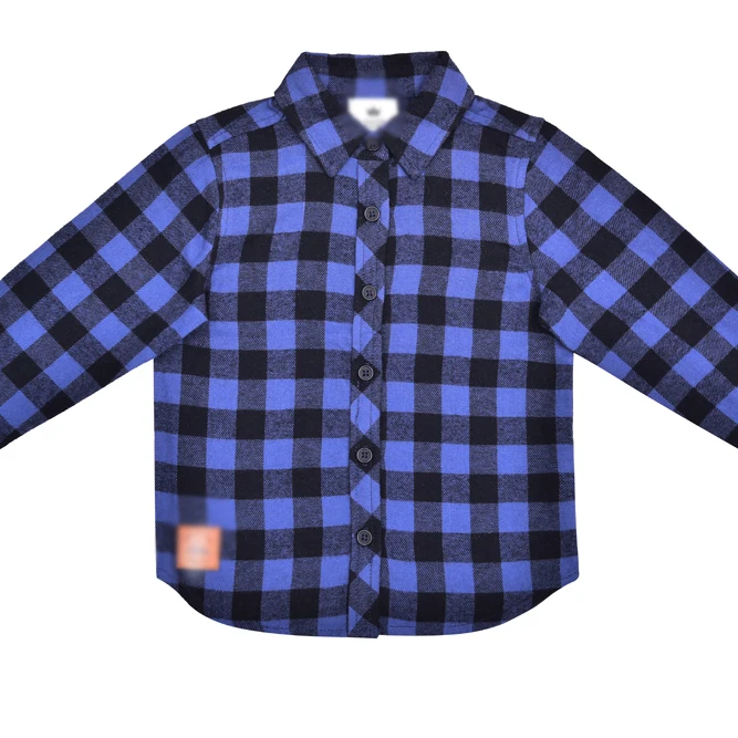 High Quality 100% cotton custom baby kids Print Cotton shirt for kids custom logo shirt baby shirts boy