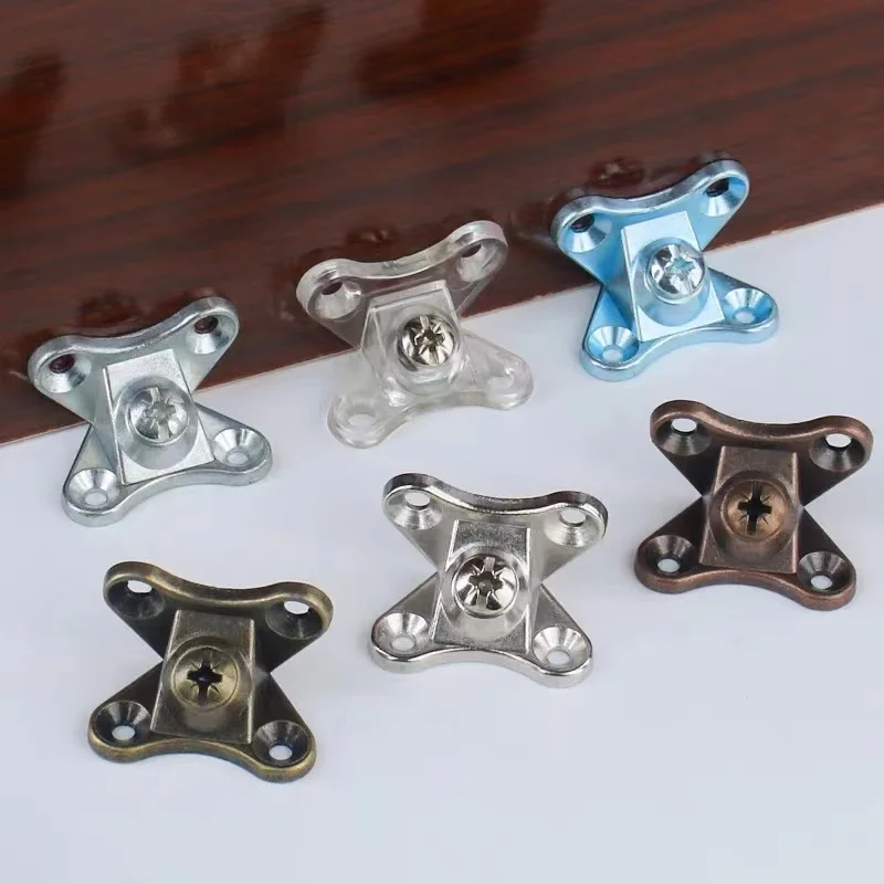 Butterfly Connector For Wardrobe Cabinet Accessories Removable Corner Brace Butterfly Shape Bracket Furniture Corner Code