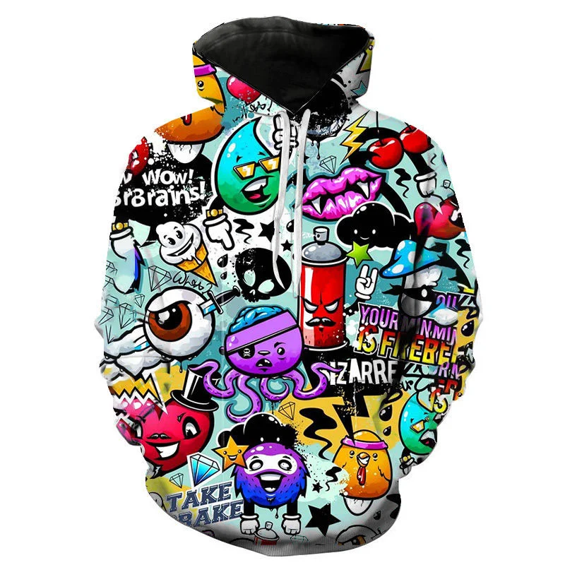 Factory Custom 3D Printed Hoodies Comic Cartoon Casual Men Women Sweatshirts Fashion Pullover Boy Hoodies Streetwear