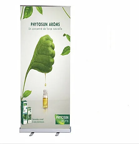 Factory On Sale Favorable Price plastic steel roll up banner  for Promotion