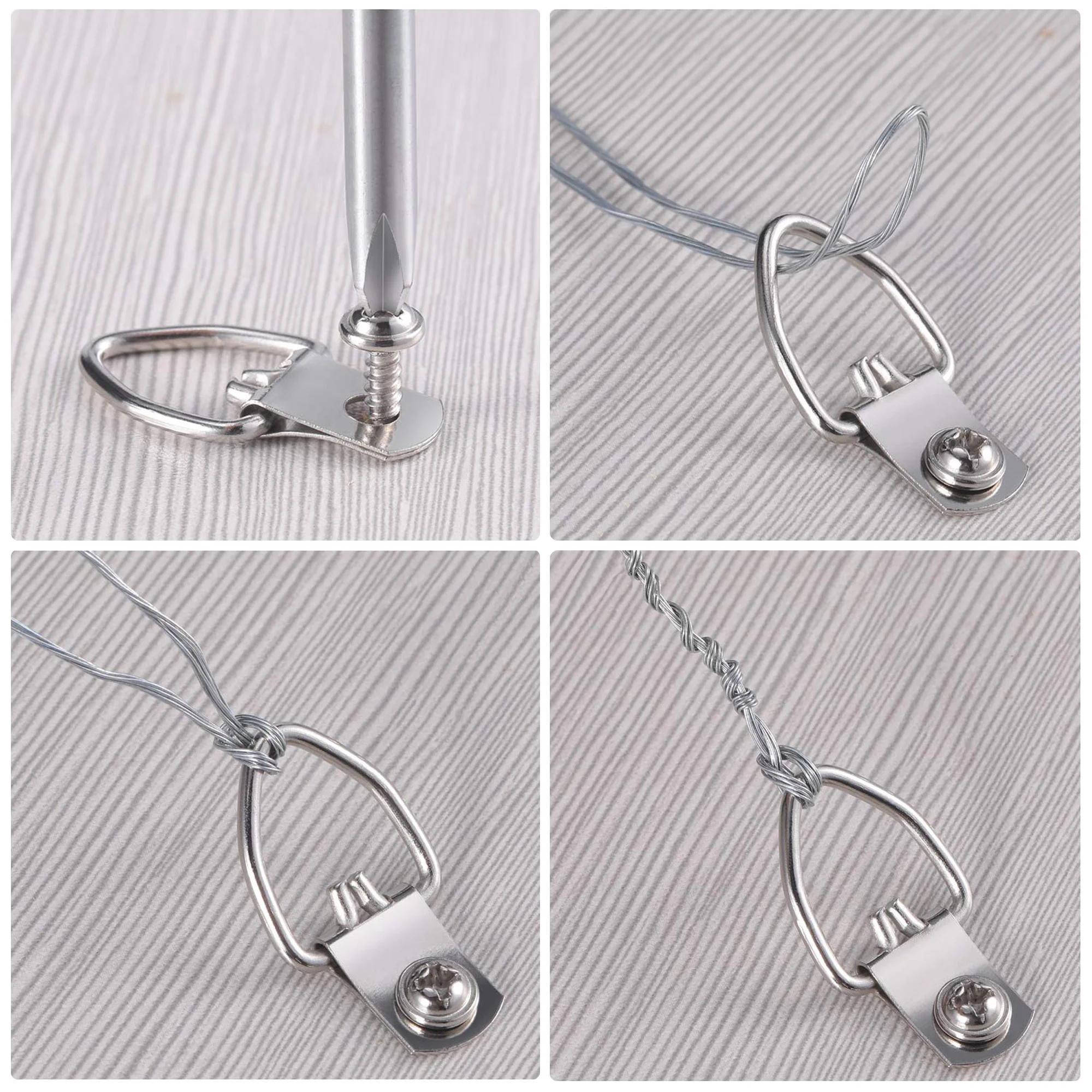 single triangle hanger metal hooks picture frame hanger mirror hanging hook with screw for fitting nails