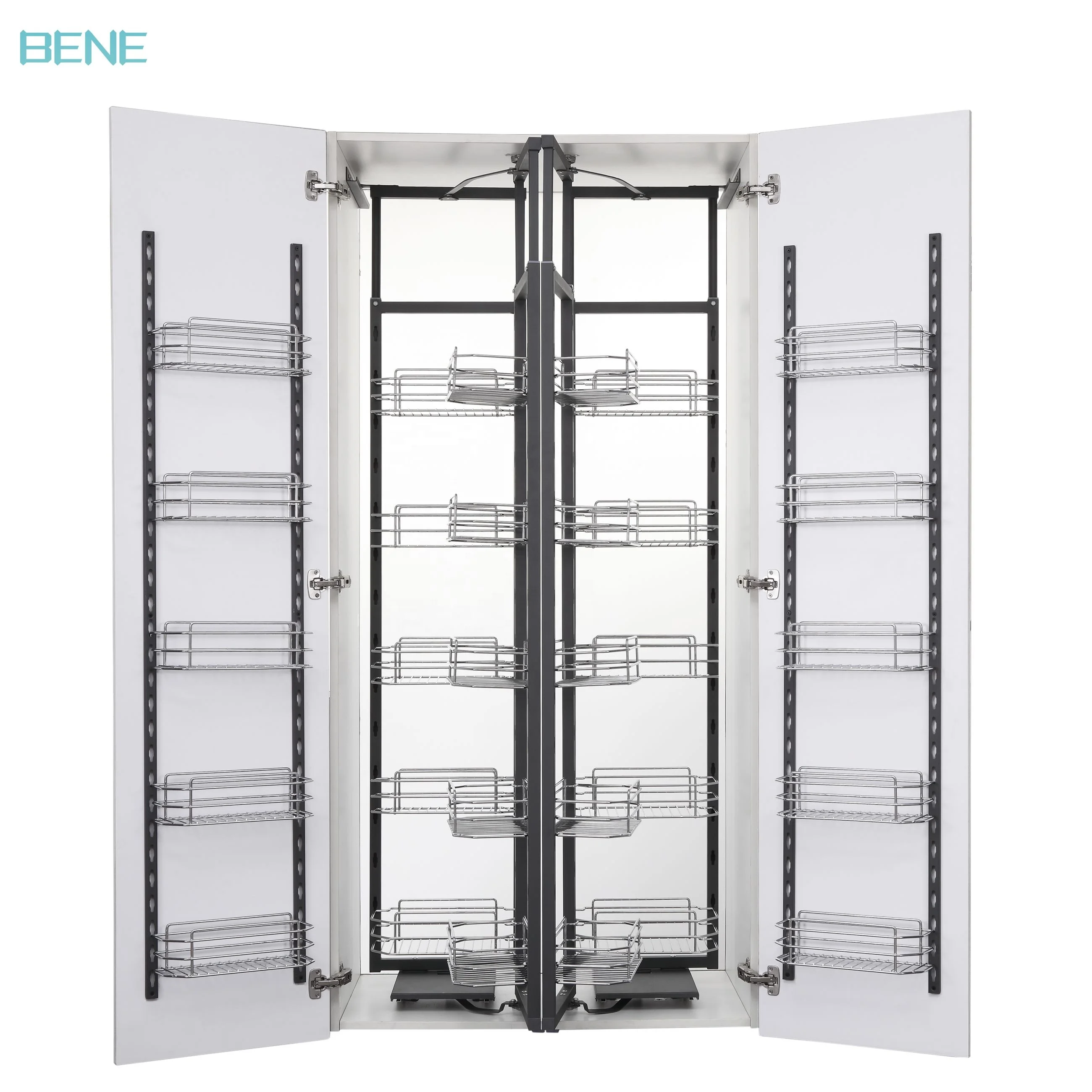Hot sale stainless steel soft close kitchen pantry tall unit in cabinet