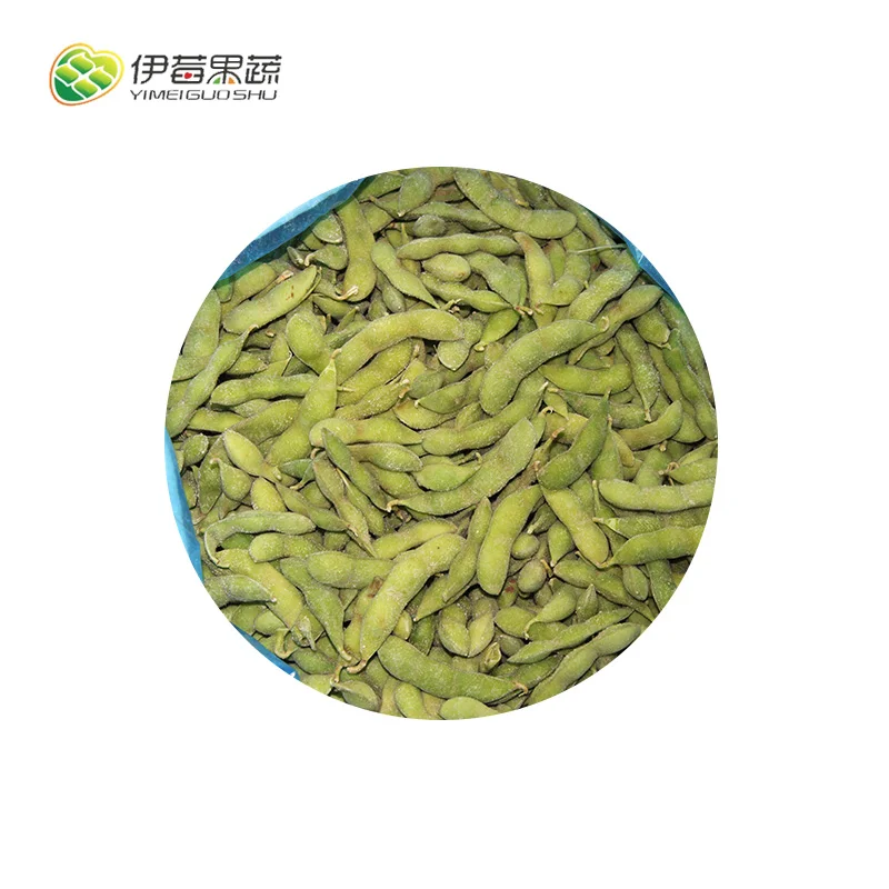 Serving fresh frozen Chinese vegetables, IQF frozen edamame whole