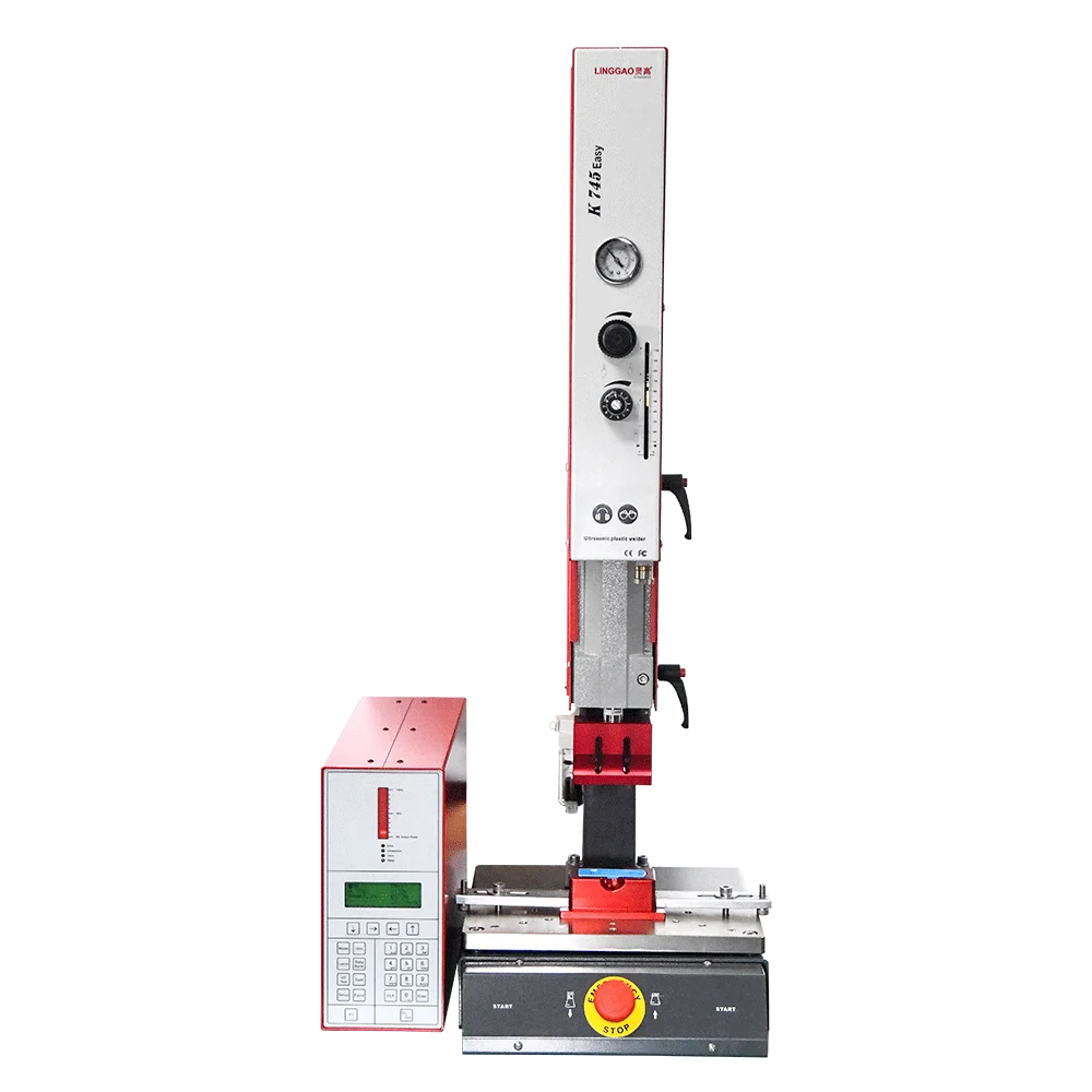 LINGGAO cost-effective high frequency automatic ultrasonic plastic welding machine plastic bag welder