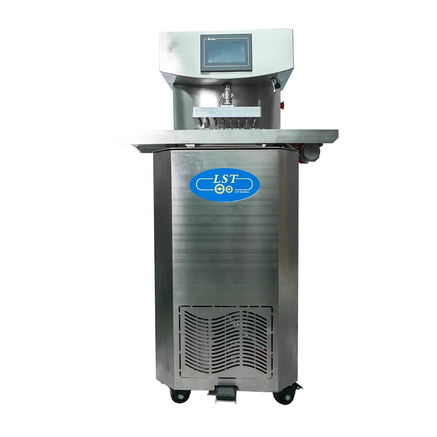 LST Factory best sale 25L Automatic chocolate tempering and melting machine with enrobing device