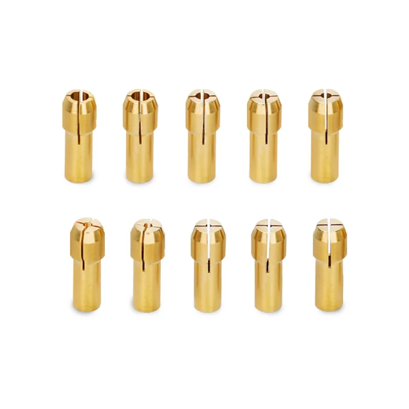 Mini Drill Chuck Adapter 0.5mm-3.2mm Mini Brass Drill Collet Chucks Adapter  For Power Rotary Tool
