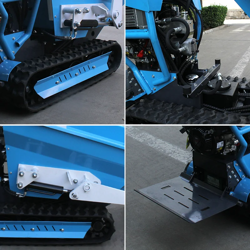 Chinese Manufacturer crawler dumper truck garden farm use auto loader dumper CE certificate mini dumper 0.5- 1 ton