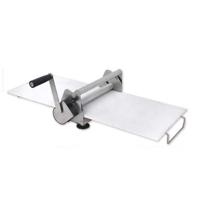 Bakery Machine Table Top Dough Sheeter Machine Pizza Croissant Dough Sheeter Dough Thickness 1-22.5mm Silver Steel Cake