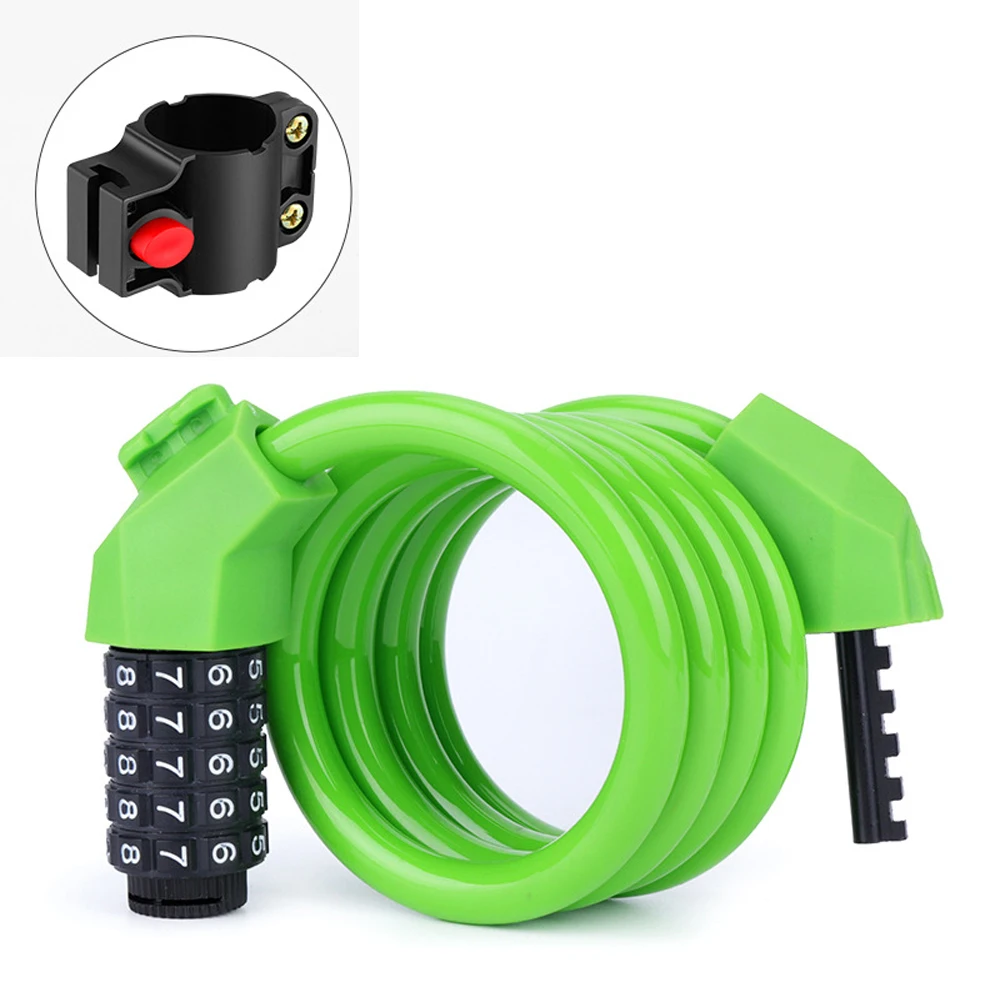 FMFXTR 2023 Лидер продаж велосипедный Противоугонный кодовый замок пятипозиционный портативный более толстый и длинный стальной кабельный