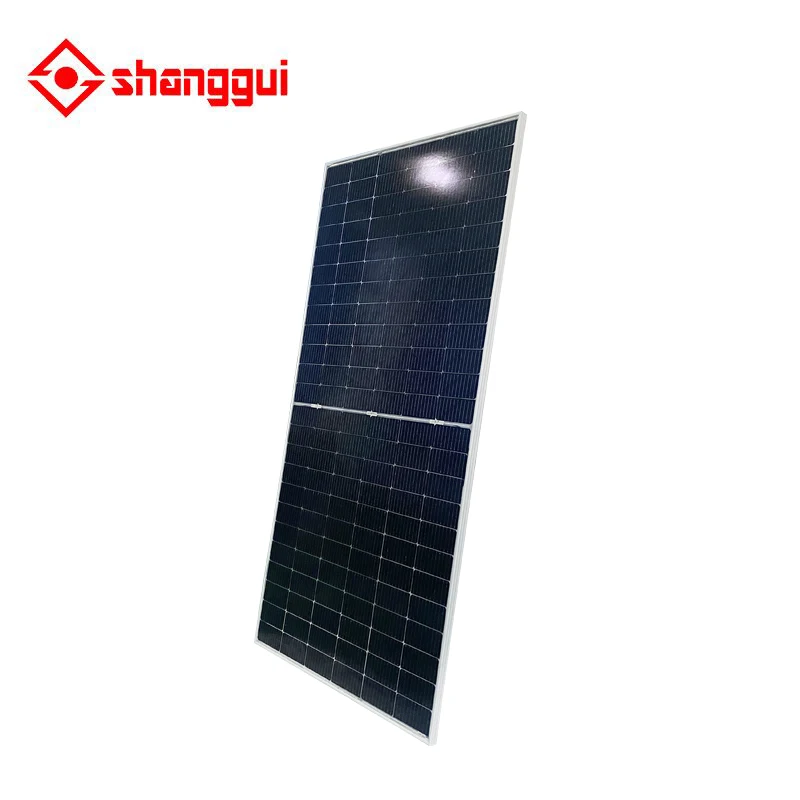 Монокристаллические двойные стеклянные солнечные панели HJT Bifacial 580 Вт