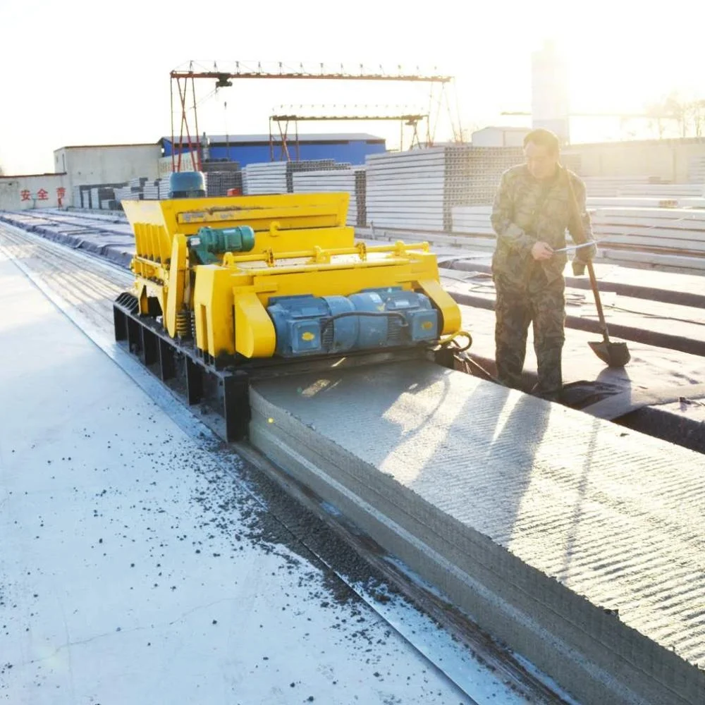 Hollow core slab forming cement machine/precast concrete hollow-core slab