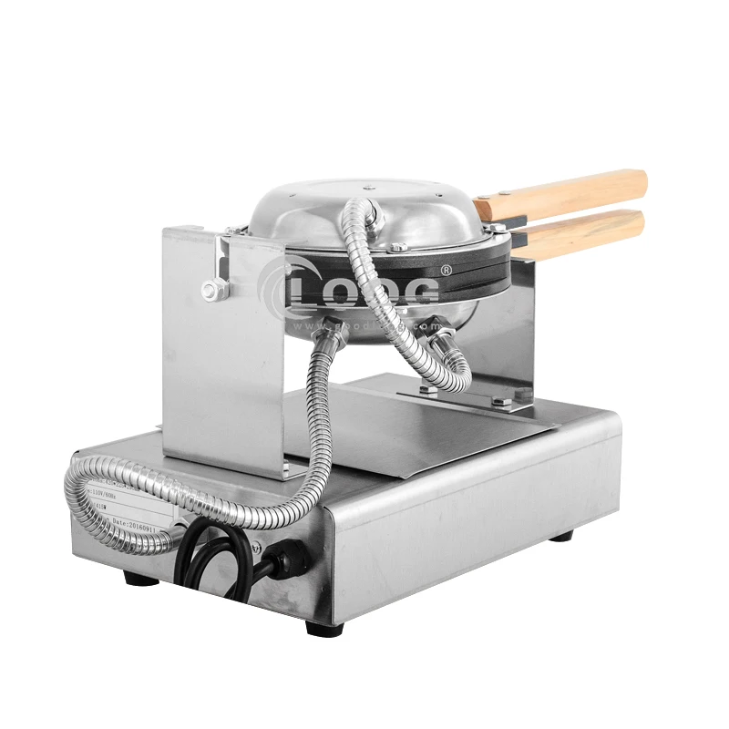 High Quality Stainless Steel Electric Waffle Baker Price Best Nonstick Commercial Egg Bubble Waffle Machine with EGO