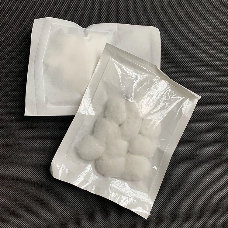 High Quality  CE Certification Disposable Medical Cotton Ball 10 Pieces Household Cleaning Supplies First Aid Kit Accessories