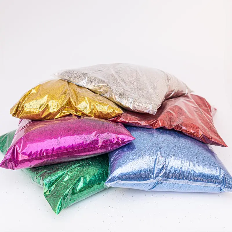 Wholesale Tested Glitter Powder Christmas Decor Art Craft 1KG Bulk Glitter EU Standard Biodegradable Glitter