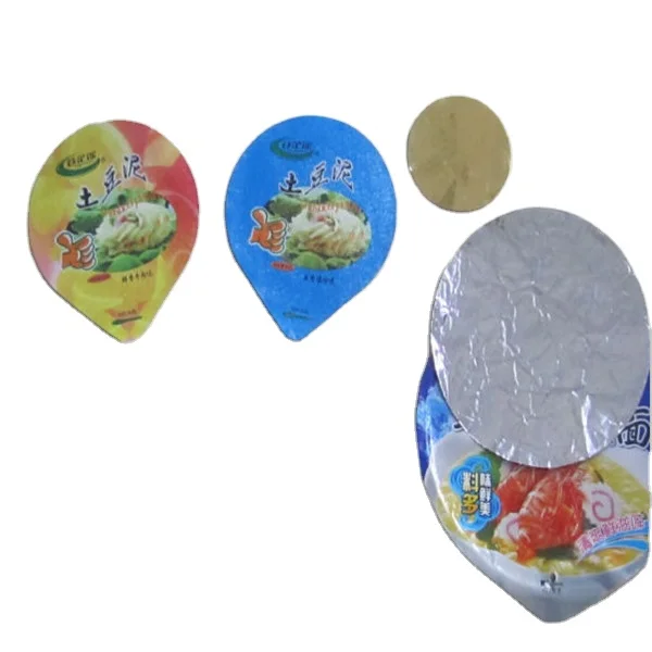 Pre-cut aluminium foil lid for k cup or nespresso coffee capsule or other cup