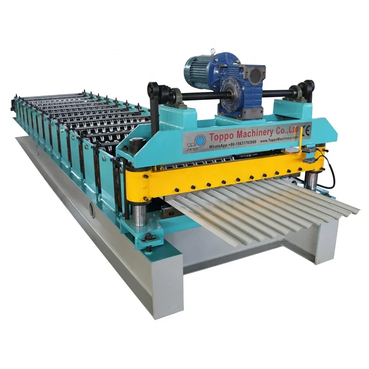 Metal color steel corrugated roof sheet roll forming machine for sale