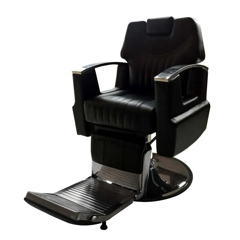 Modern Cheap Hair Equipment Furniture Luxury Wholesale Black Barber chair Beauty Wheels Color Chair for salon shop barber shop