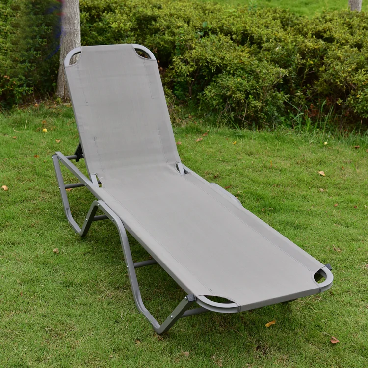 2022 New Outdoor Pool Chairs Sun Lounger Swimming Reclining Led Steel Sun Beds Beach Lounger