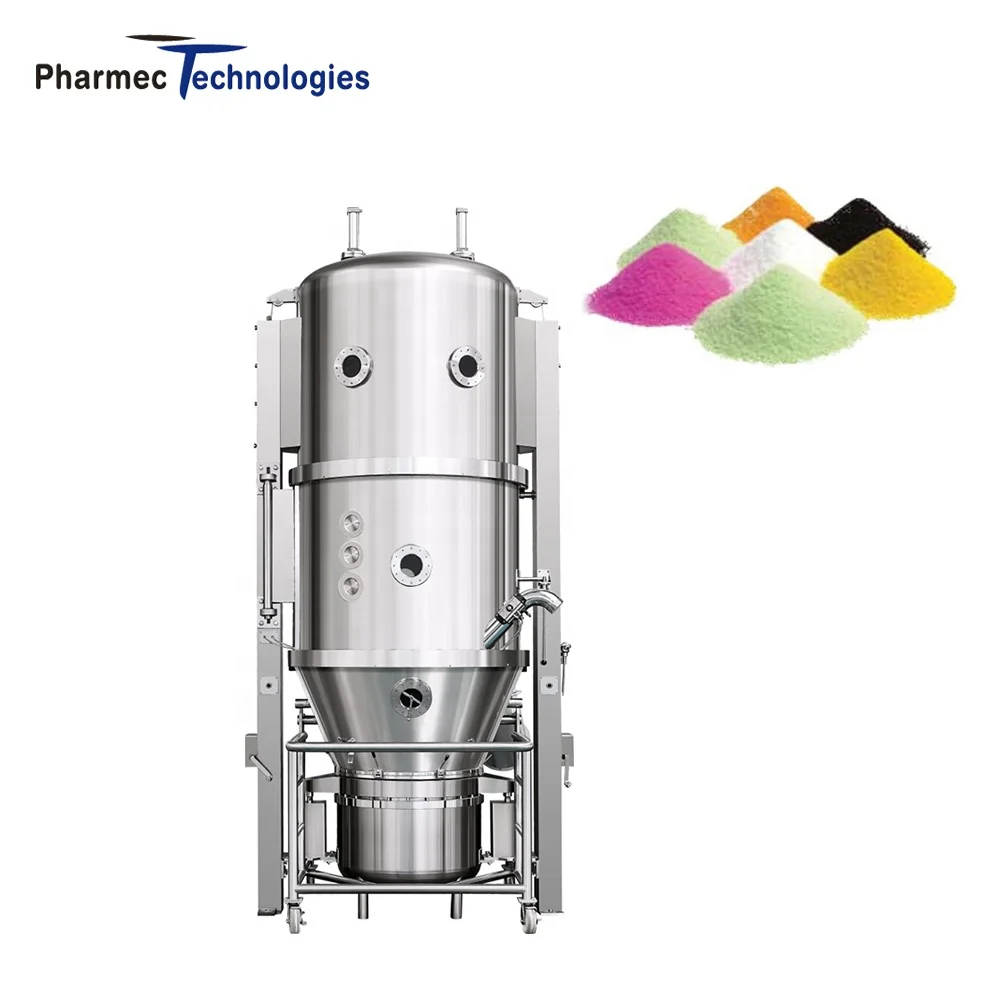 Tablet Granulator Pharmaceuticals Granulation Machine Fluid Bed Dryer Granulator