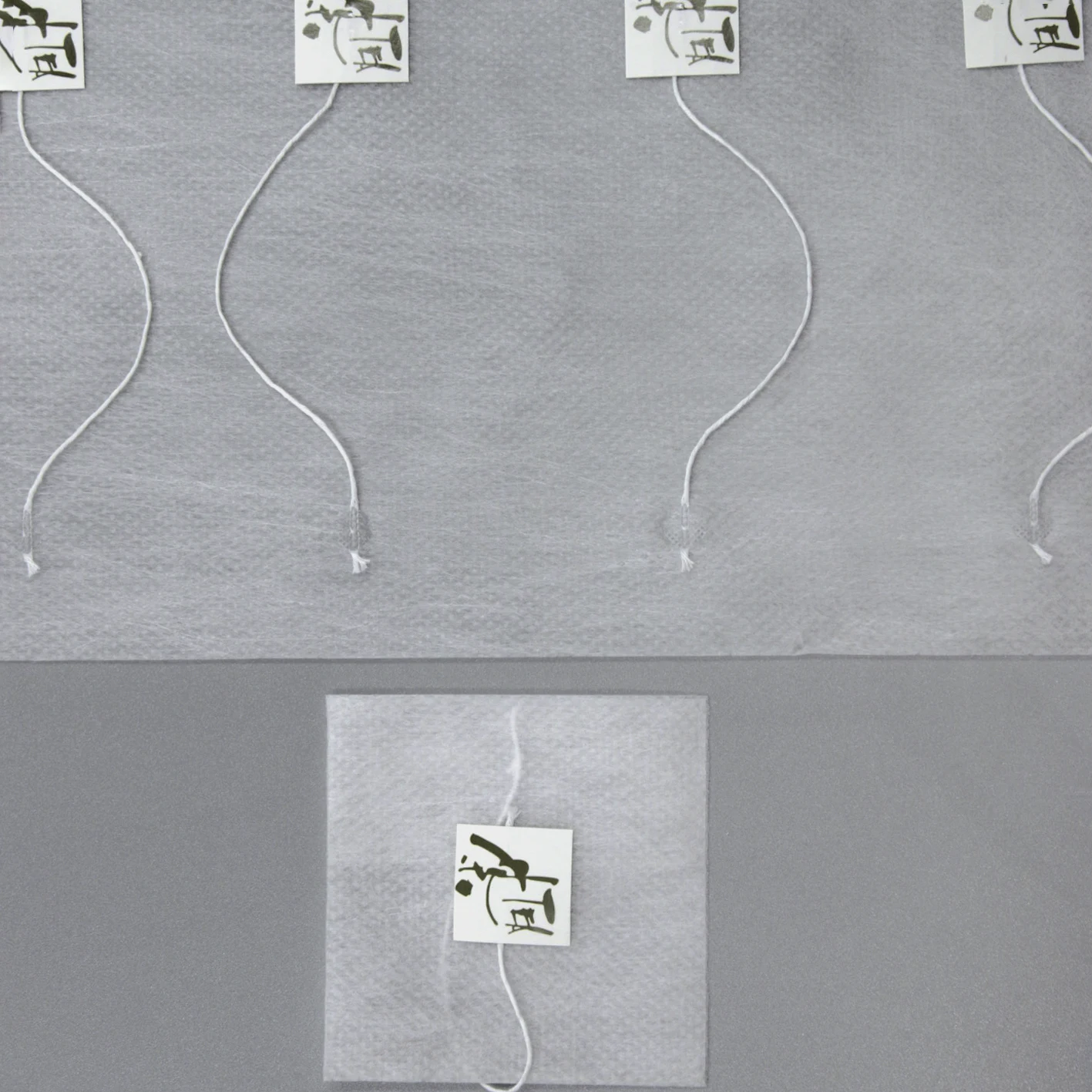 Biodegradable Wholesale Empty Pla Nylon Mesh Tea Bag Filter Packaging Roll With String And Bag