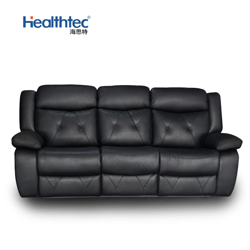 Healthtec Padded Seat PU Leather Living Room Sofa Home Theater Seating Electric Recliner Sofa Chair